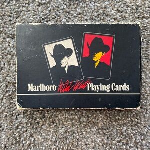 Vintage Marlboro Wild West Playing Cards
